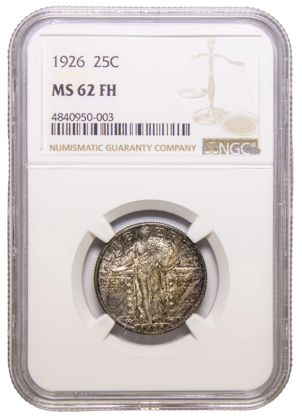 NGC MS-62 FH 1926 Standing Liberty Quarter