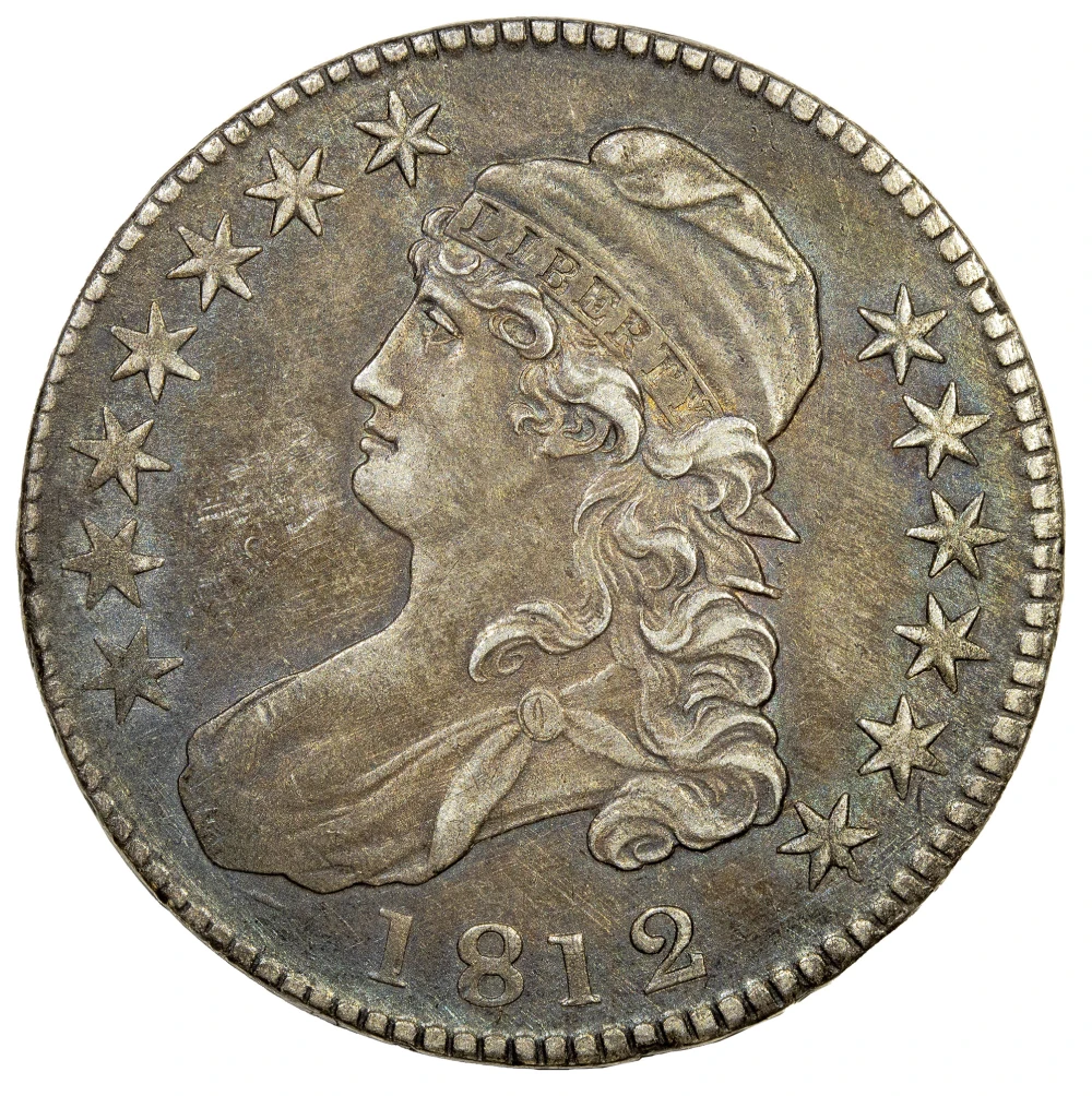 EF-45 Details 1812 Bust Half Dollar