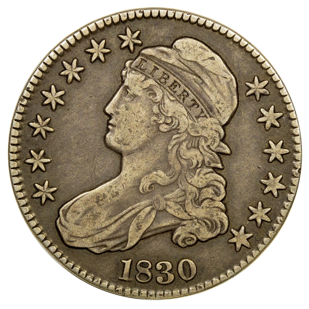 Choice VF-30 1830 Bust Half Dollar