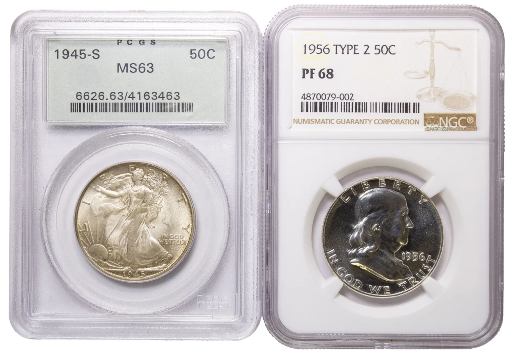 Certified Half Dollar Pair