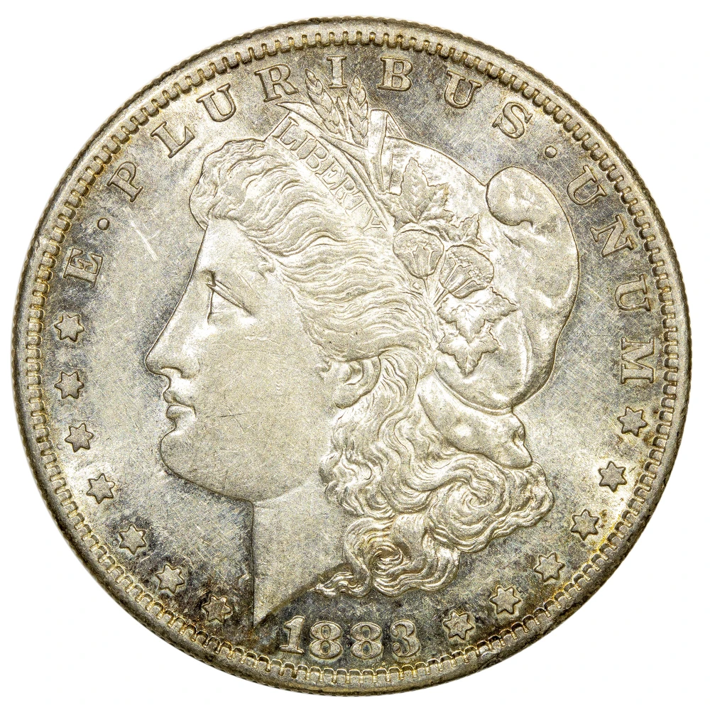 AU-50 1883-S Morgan Dollar