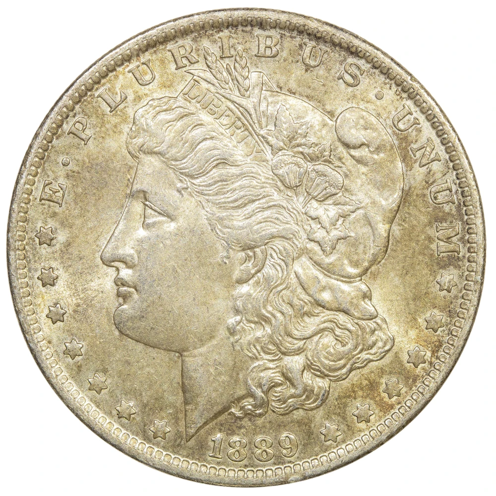 AU-58 1889-O Morgan Dollar