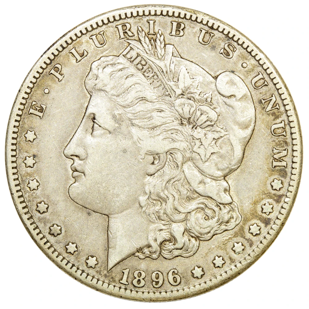 EF-40 1896-S Morgan Dollar