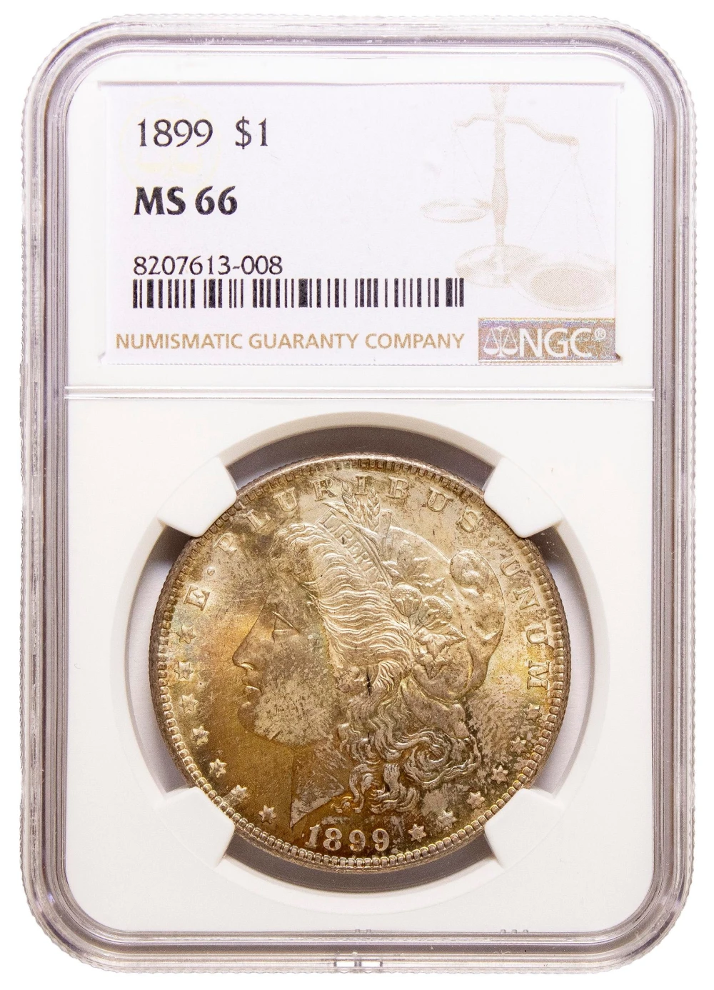 NGC MS-66 1899 Morgan Dollar