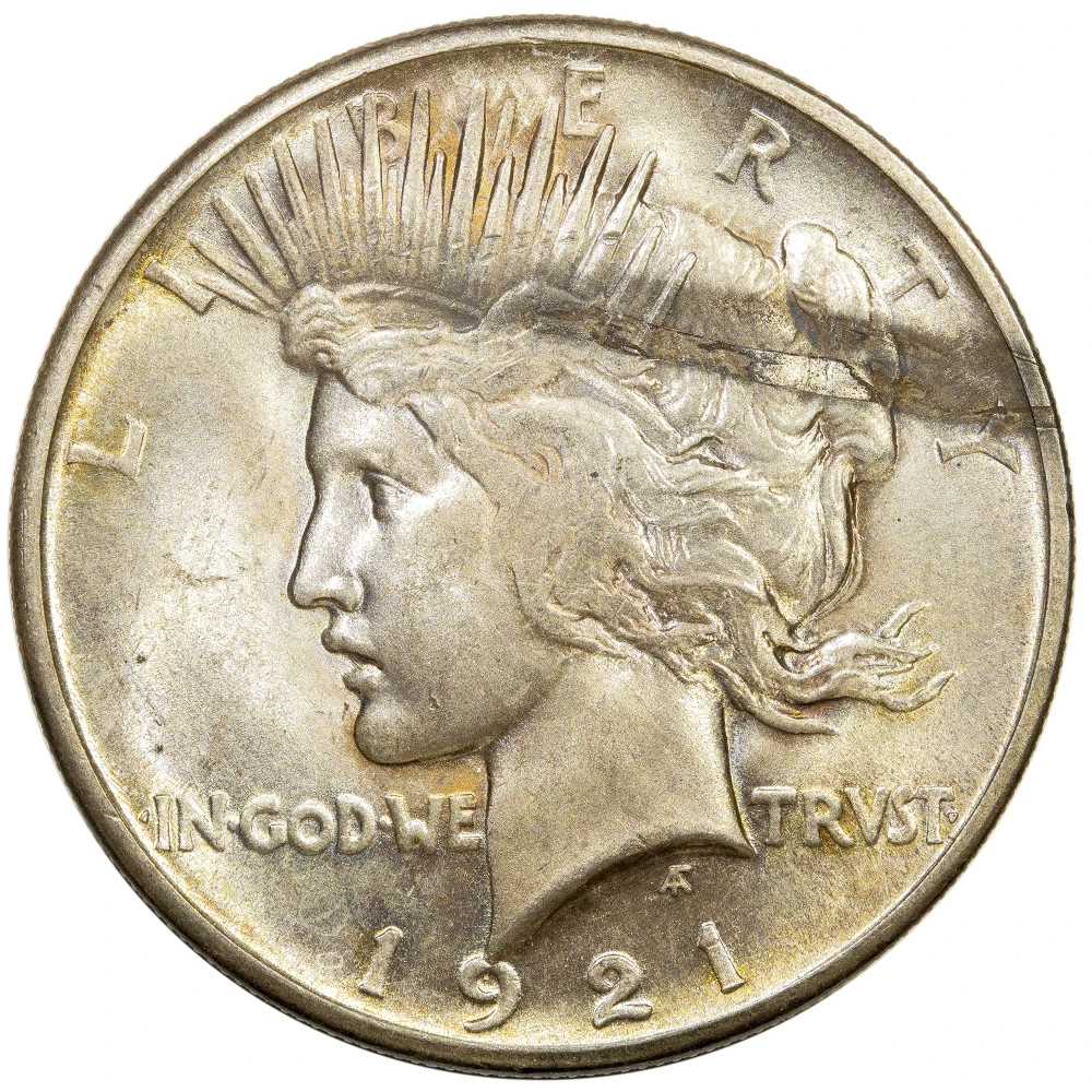 Gem Details 1921 Peace Dollar
