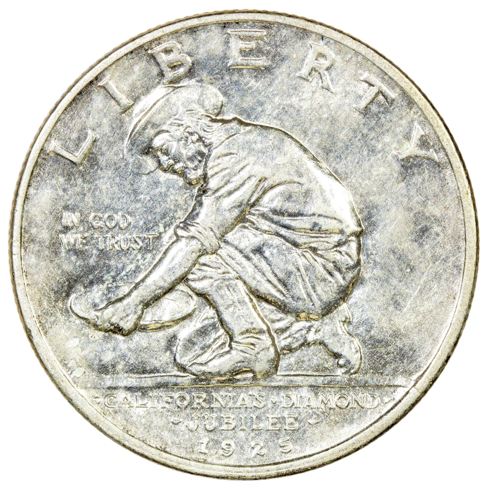 AU-50+ 1925-S California Commemorative