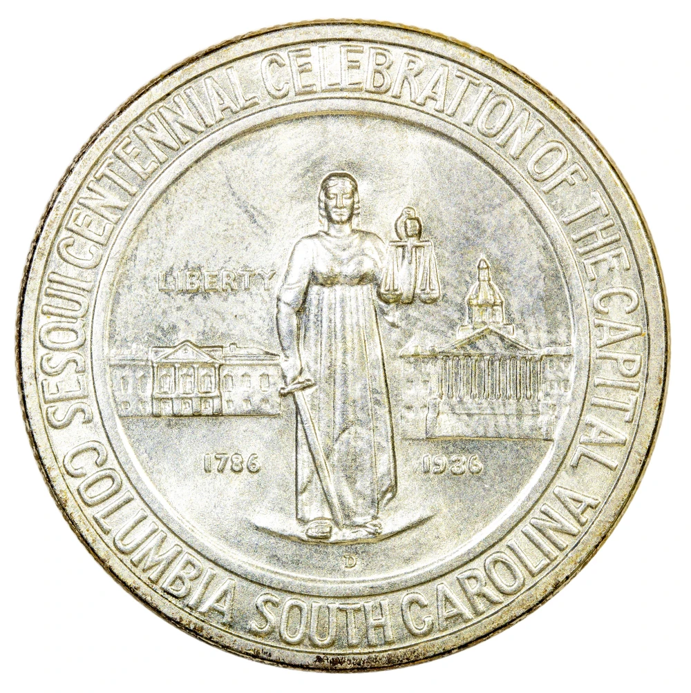 Choice BU-64 1936-D Columbia SC Commemorative