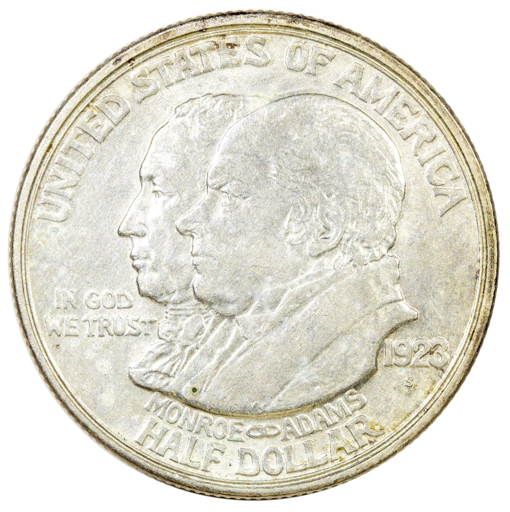 AU-50 1923-S Monroe Commemorative