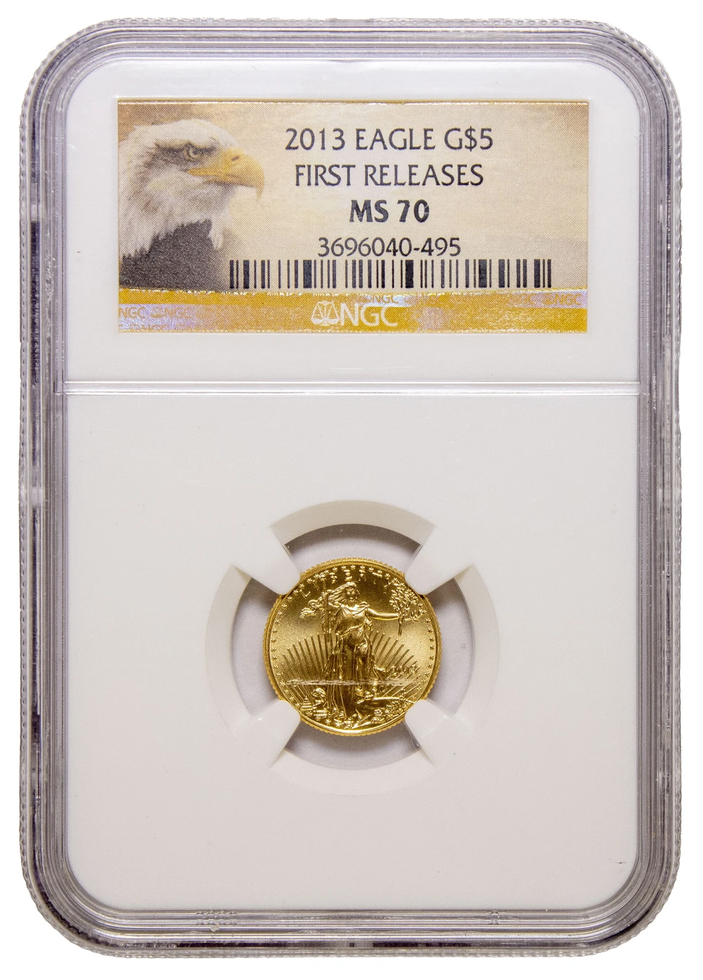 NGC MS-70 2013 1/10 Ounce Gold Eagle