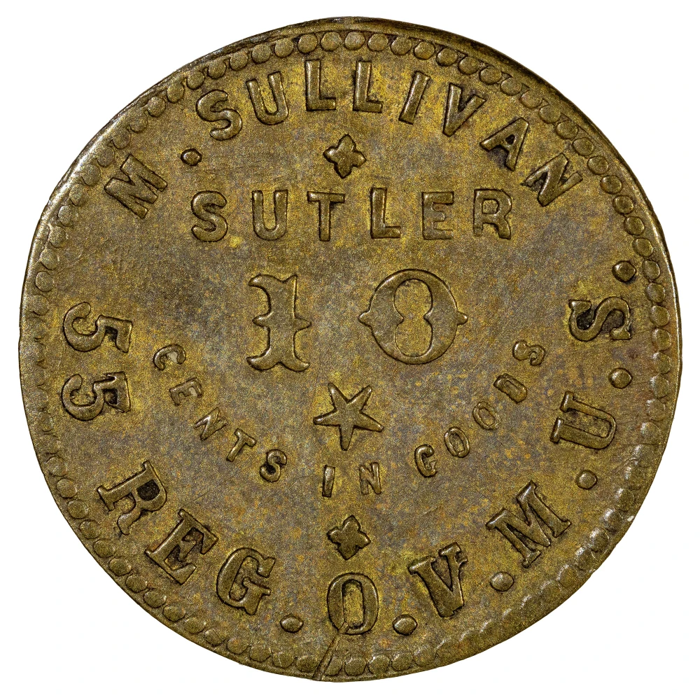 EF-40 M. Sullivan Civil War Sutler Token
