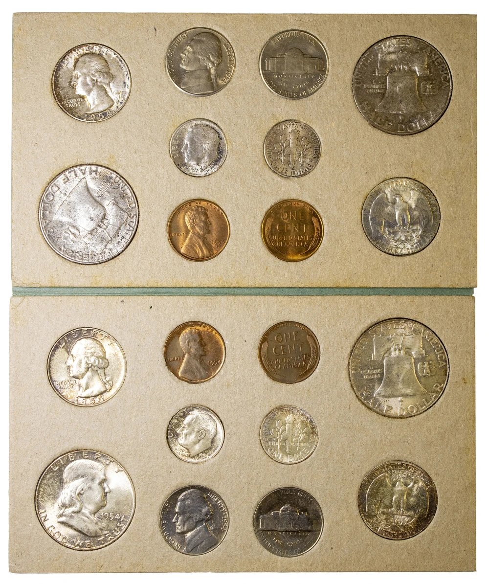 Partial 1954 Double Mint Set