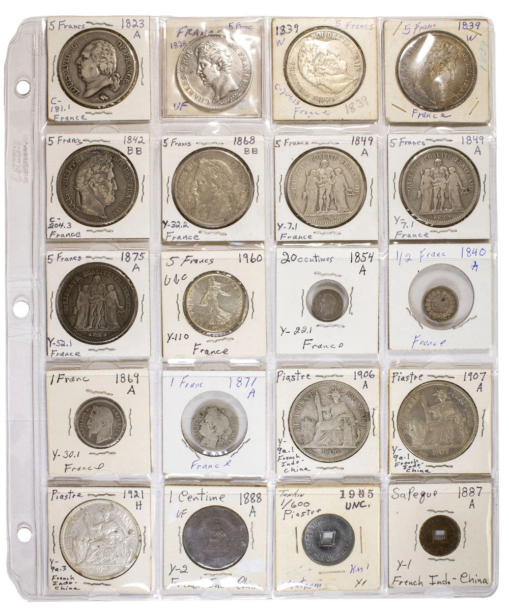 20 Pcs France And Related Issues.