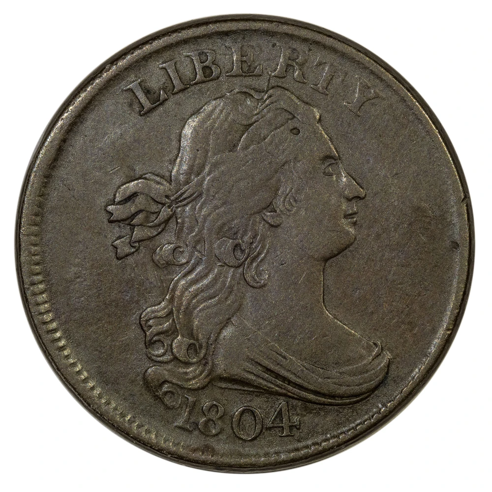 EF-40 1804 Half Cent