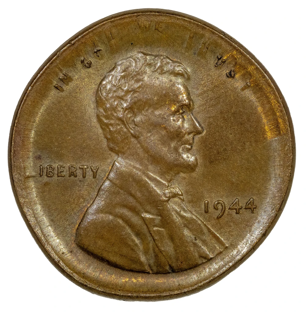 MS-60 BN Broadstruck 1944 Lincoln Cent
