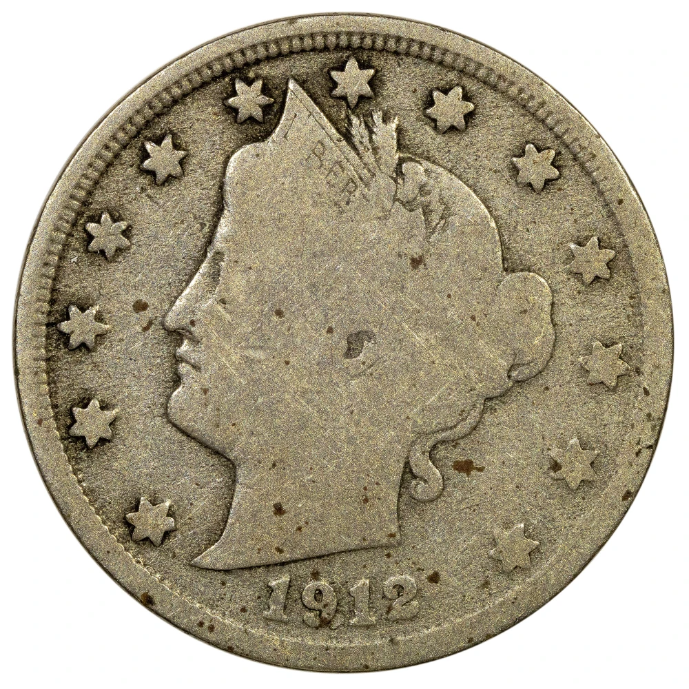 VG-8 or Better 1912-S Nickel