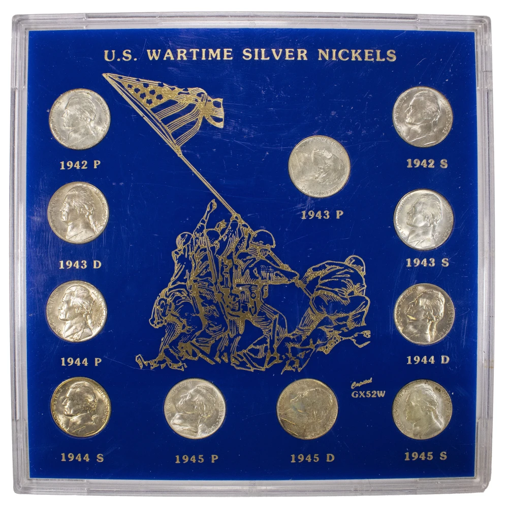 BU 1942-45 War Nickel Set