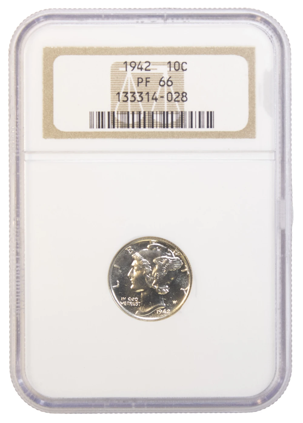 NGC Proof-66 1942 Dime