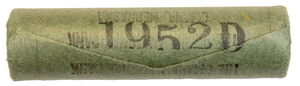 Original Bank Wrapped 1952-D Roosevelt Dime Roll
