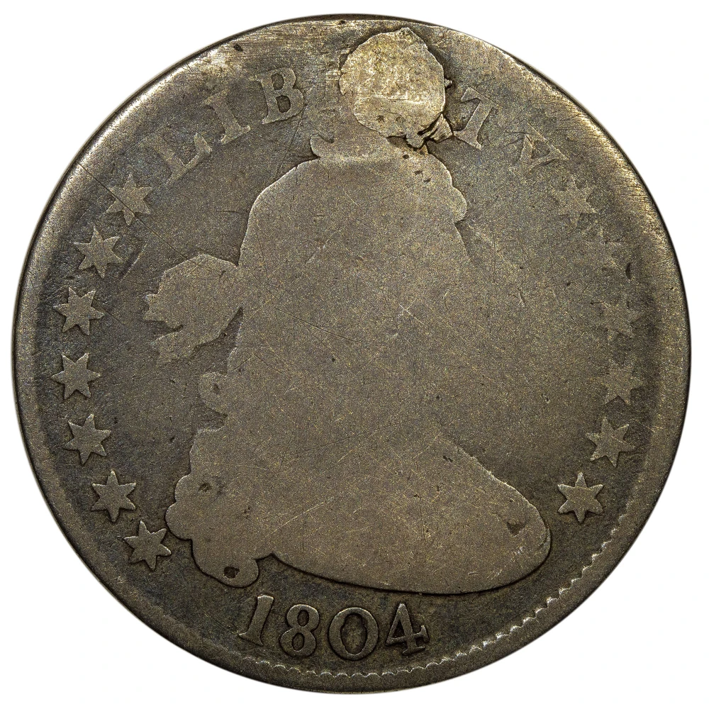 Good/AG Details 1804 Quarter Rarity
