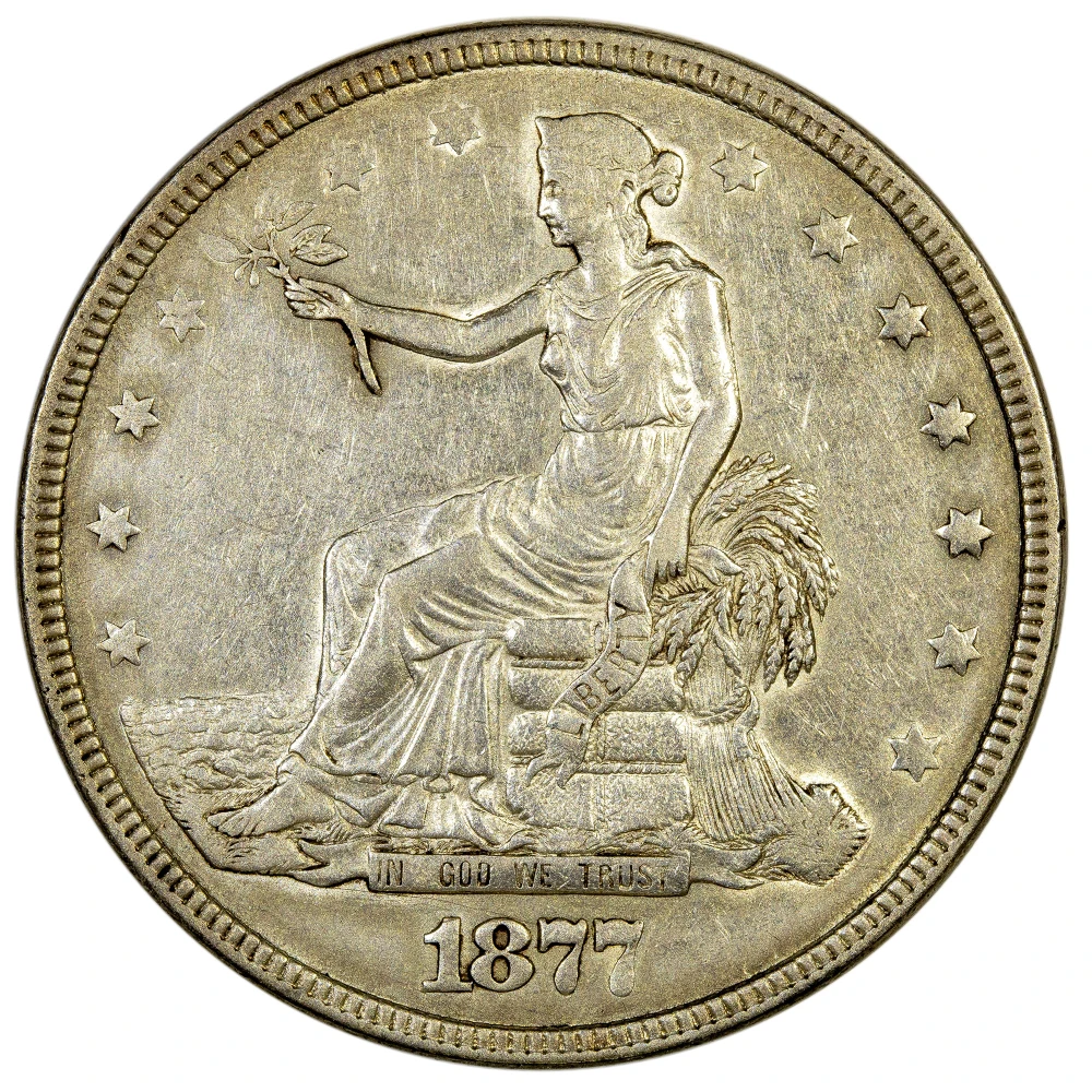 Choice EF-40 or Finer 1877 Trade $1