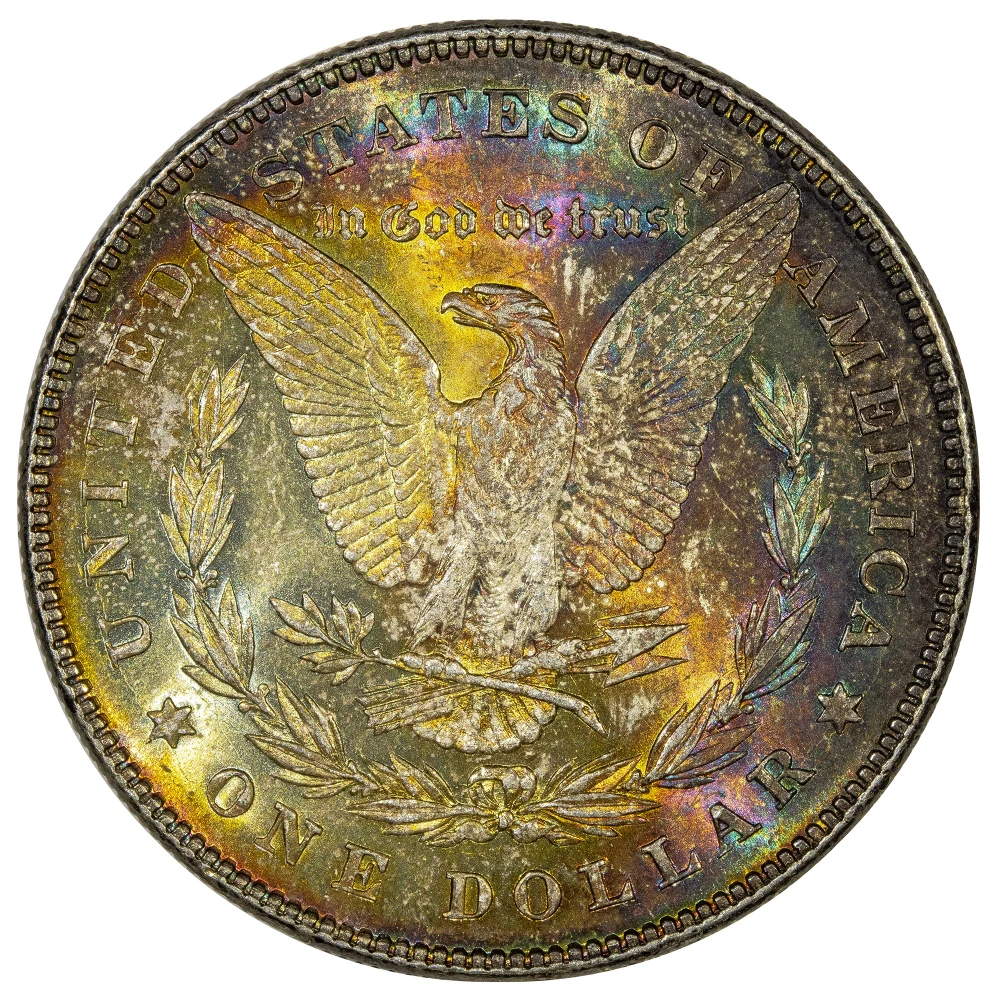 Beautifully Toned AU-58 1878 7TF Morgan Dollar