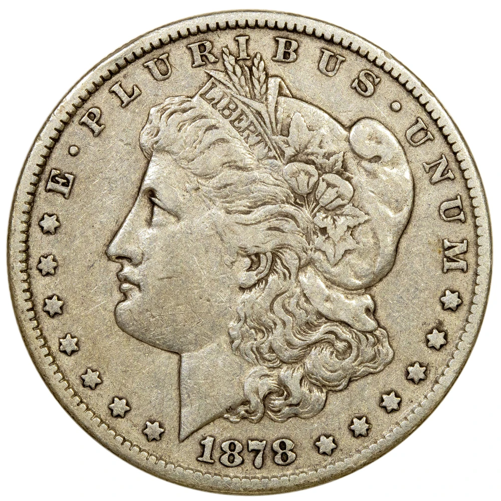 EF-40 1878-CC Morgan Dollar