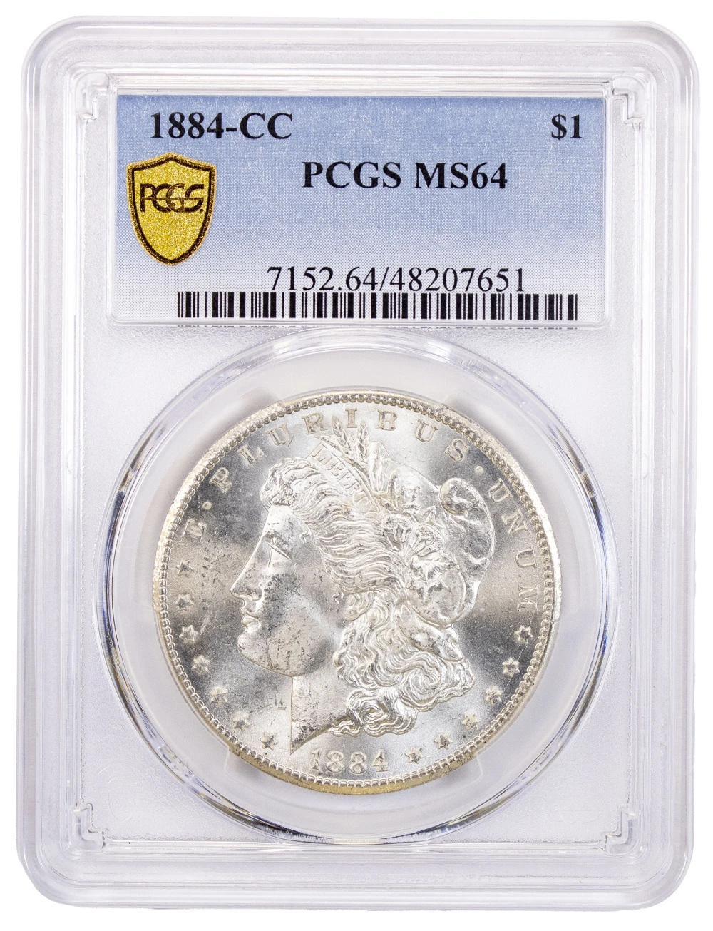 PCGS MS-64 1884-CC Morgan Dollar