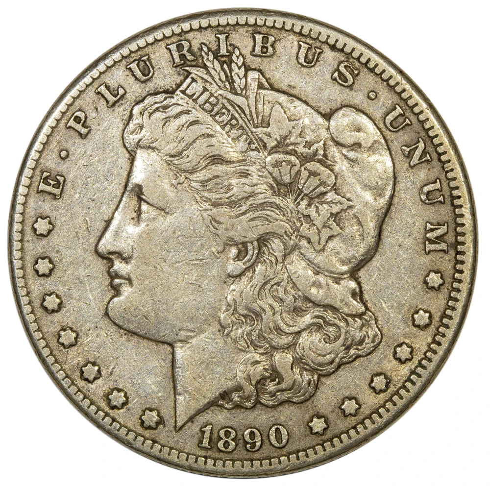 EF-40 1890-CC Morgan Dollar