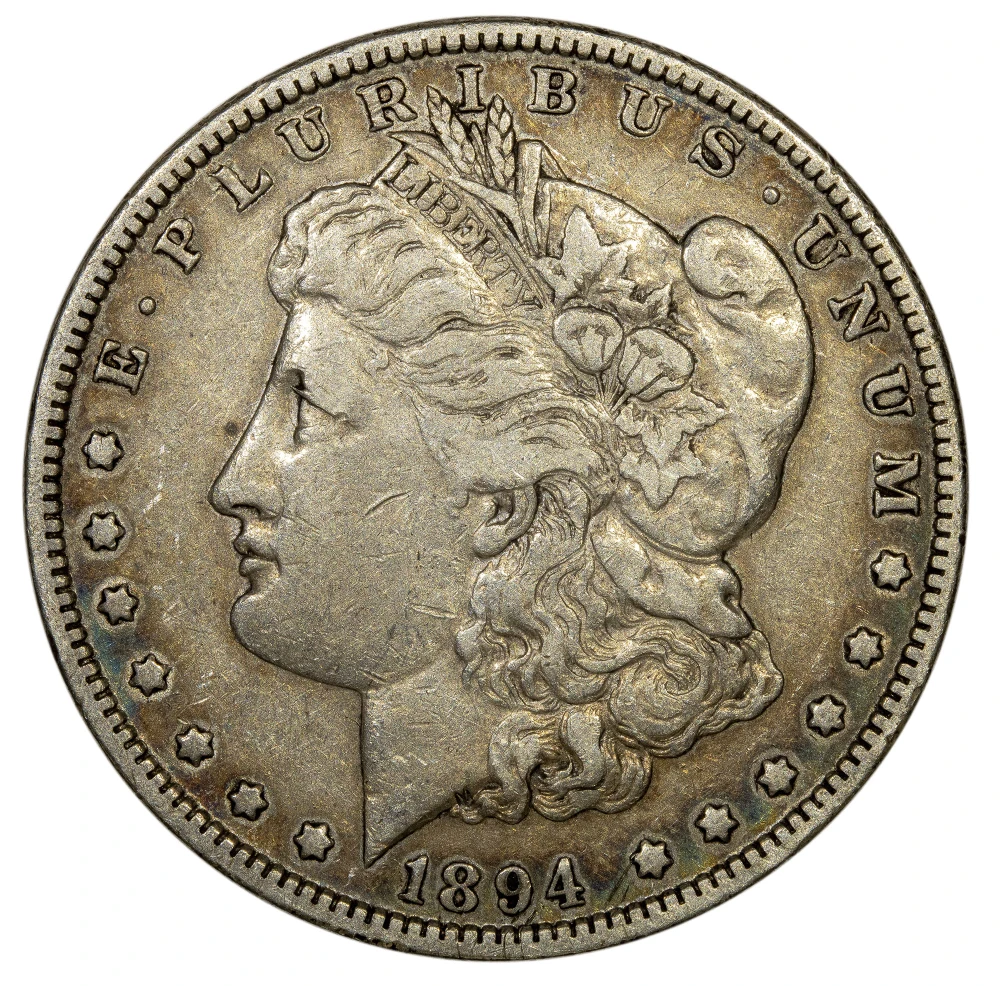 EF-40 1894 Morgan Dollar