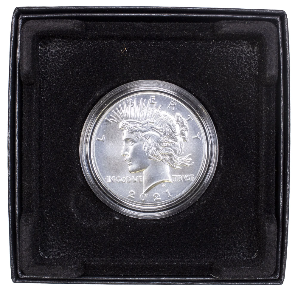 Gem UNC 2021 Peace Dollar