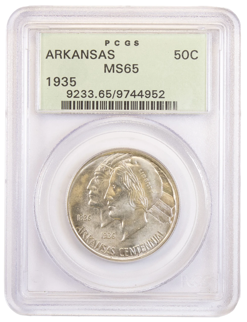 PCGS MS-65 1935 Arkansas Half Dollar