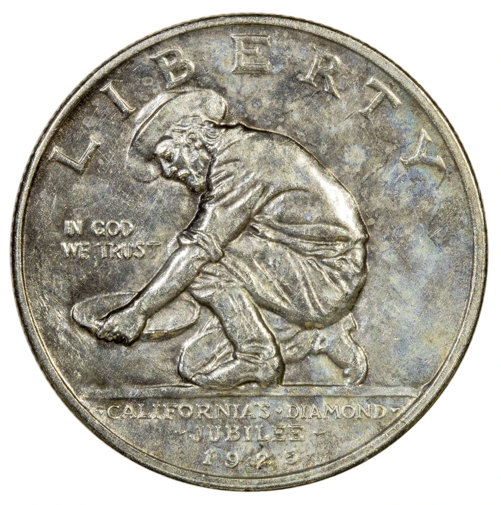 UNC Details 1925-S California Half Dollar