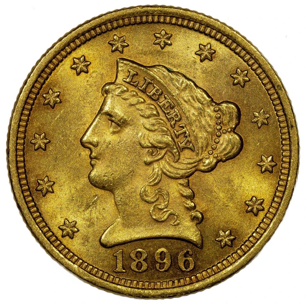 BU-62 1896 $2.50 Gold Liberty