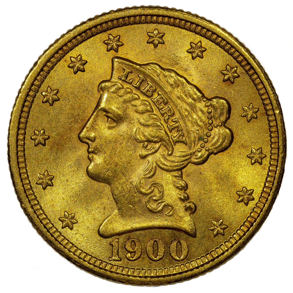 Choice BU-64 1900 $2.50 Gold Liberty