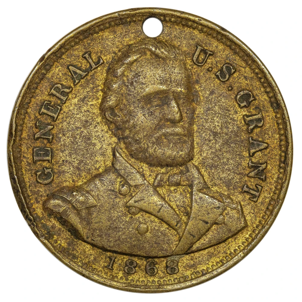 EF-AU 1868 Grant Presidential Campaign Medal