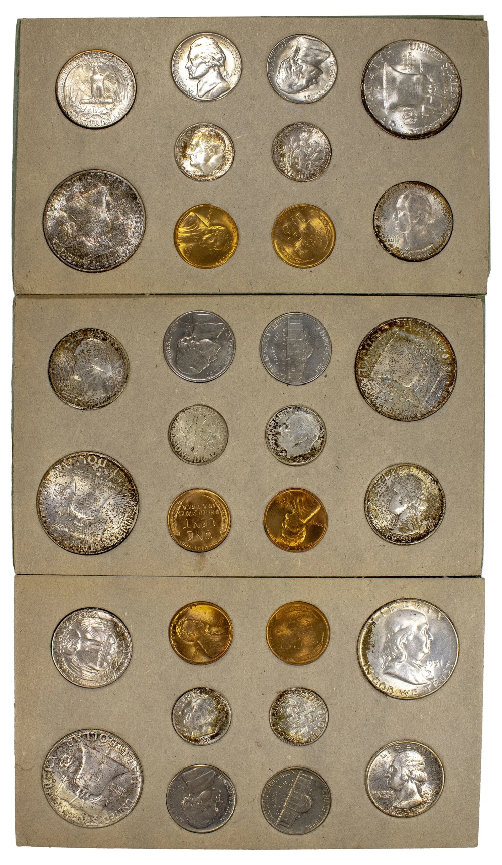 Original Gem 1951 Double Mint Set