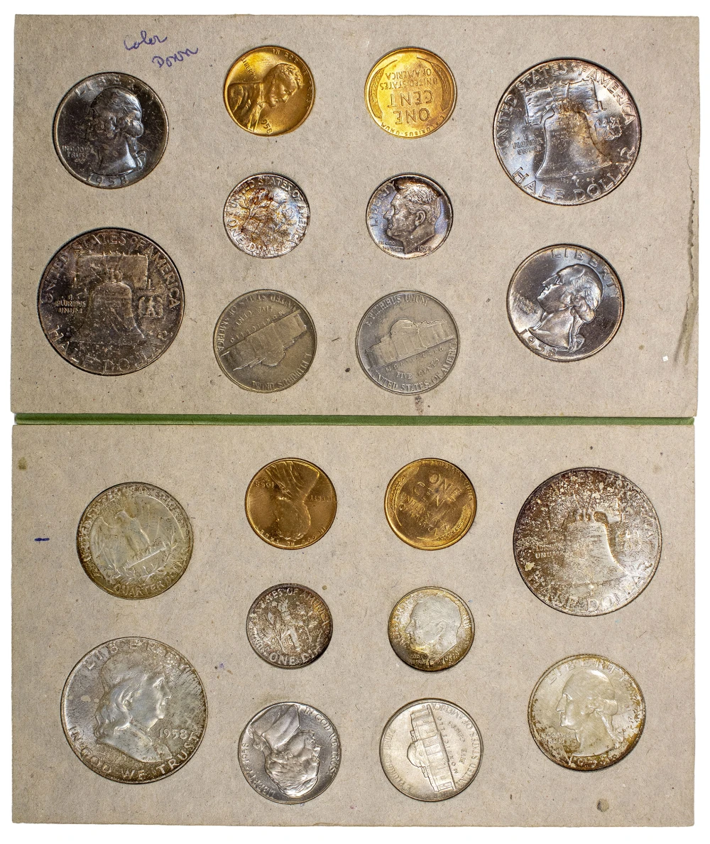 A 2nd Original Gem 1958 Double Mint Set