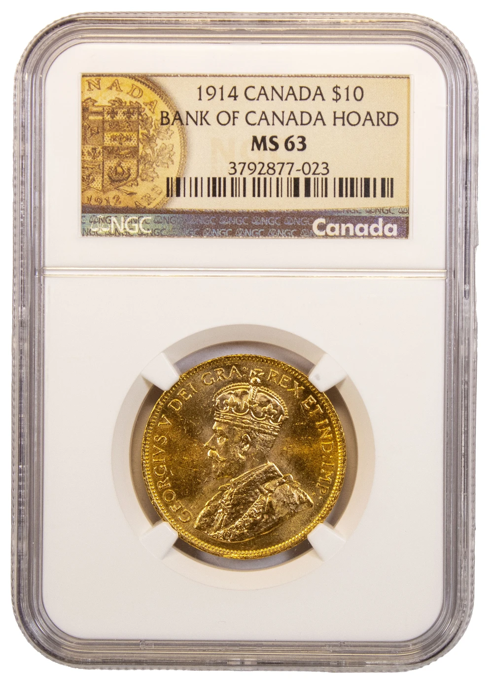 Canada. NGC MS-63 1914 Gold $10