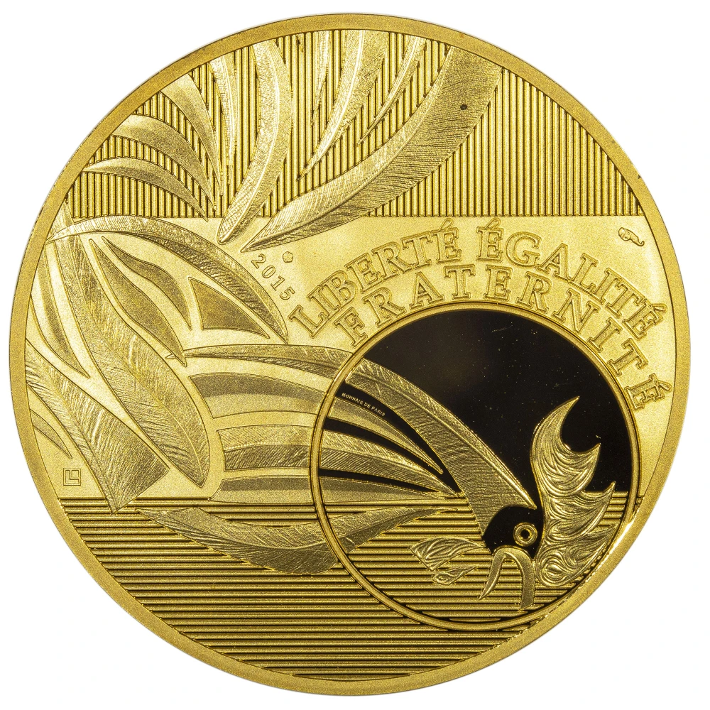 France . Gem BU 2015 Gold Rooster