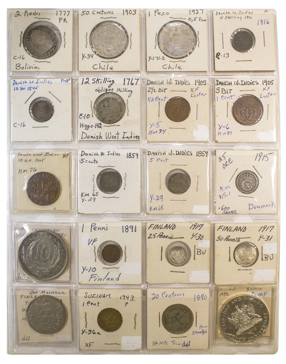 World Coin Selection