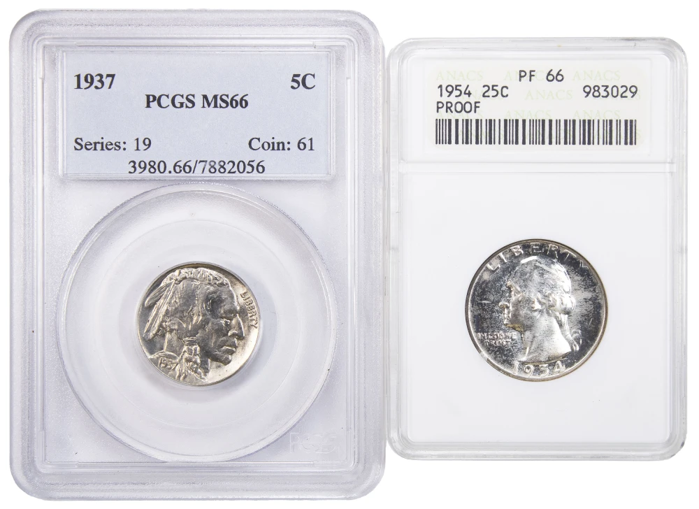 Certified MS/PF-66 Type Duo